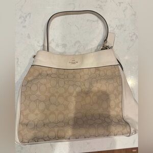 Coach Tan and Cream Women's Bag